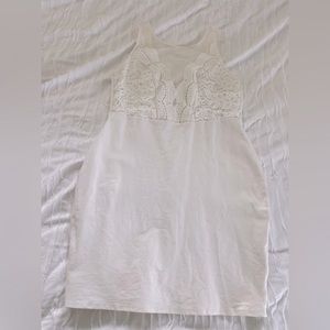 White fitted lulus dress